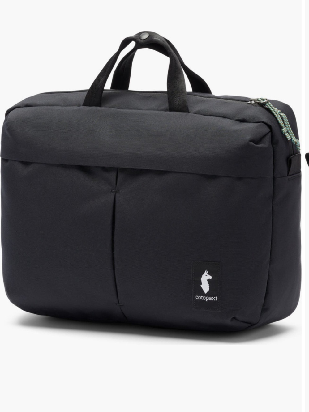 cotopaxi Black Minimalist Laptop Briefcase